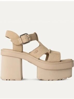 UGG New Heights Platform T- Strap Sandals